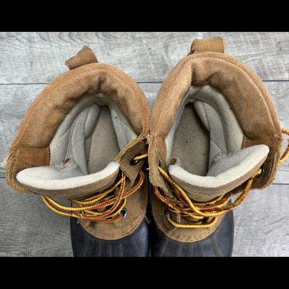 Sorel NM2575 Sorel Men's Cheyanne II Lace Up Duck Men’s Leather Boots Size 8 - Picture 8 of 9